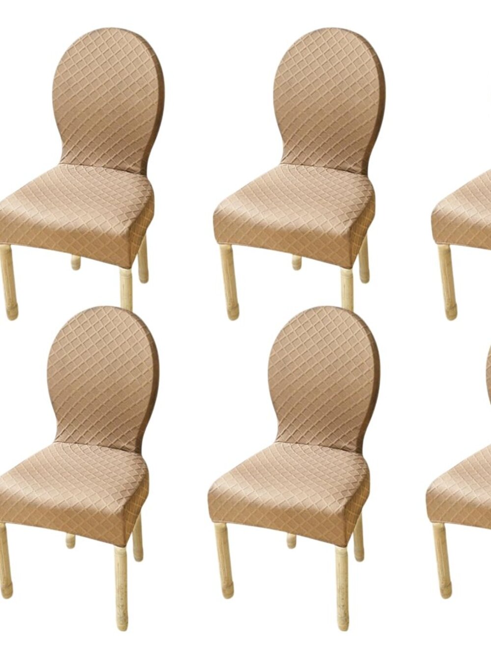 Set of 6 Stretch Chair Cover N0513